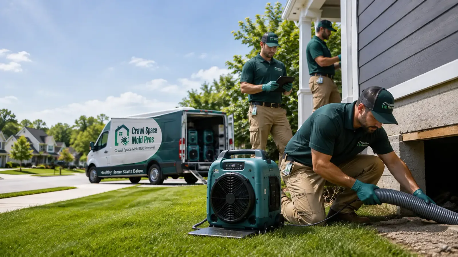 Crawl Space Mold Removal in Corning, OH